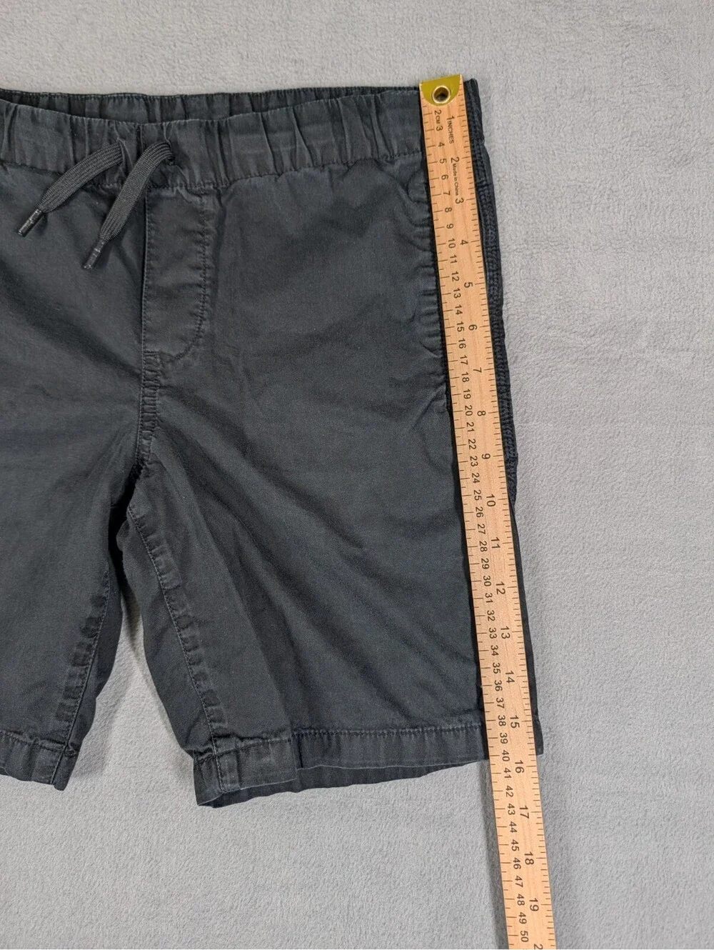 Polo Ralph Lauren Boys M 10 12 Black Pony Pull On Shorts Cotton Casual Preppy